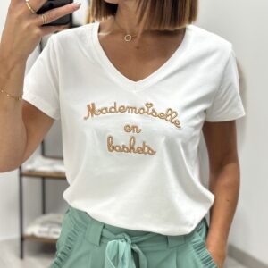 Tee Shirt Mademoiselle Baskets
