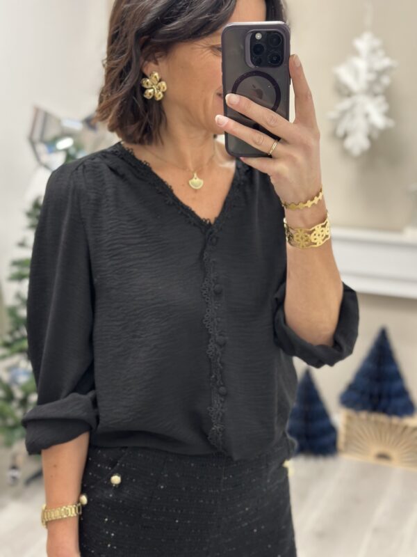 Blouse Fiorella Noir – Image 2