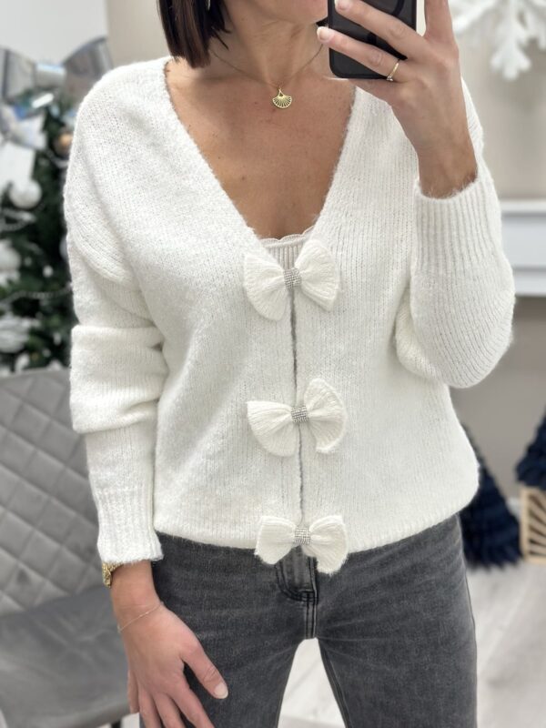 Gilet/Pull Irma Blanc