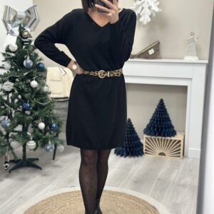 Robe Pull Victorine Noir