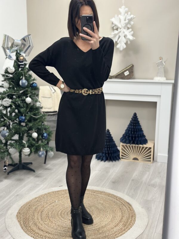 Robe Pull Victorine Noir