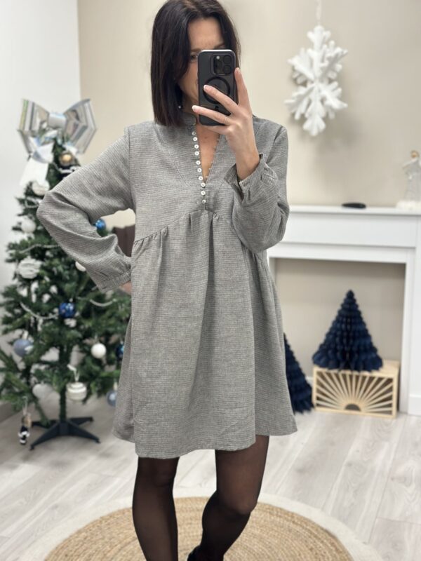 Robe Clara Gris – Image 3