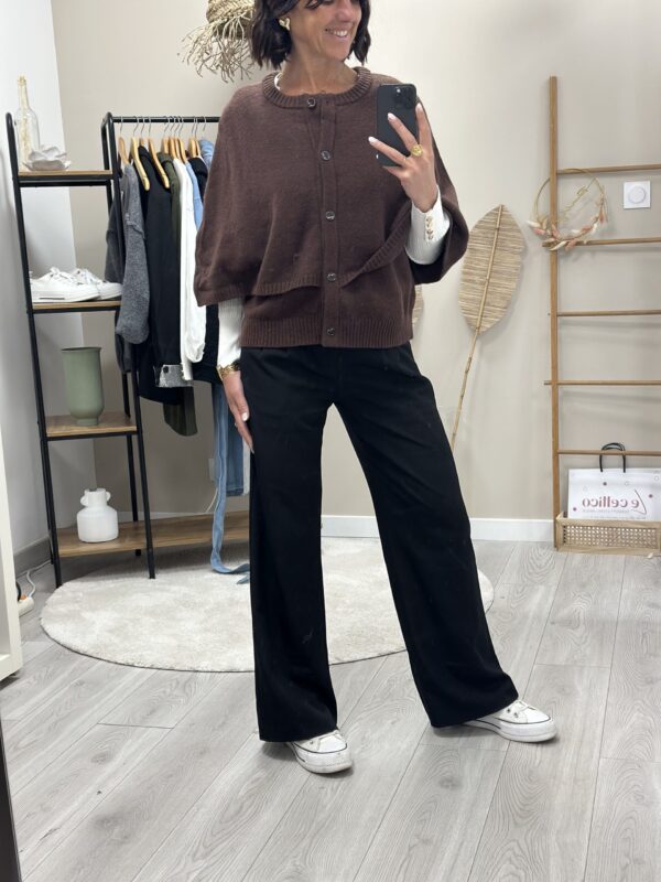 Cape/Pull Elsa-Chocolat – Image 2