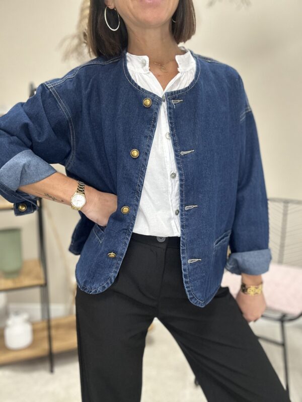 Veste Jean Kiara Bleu