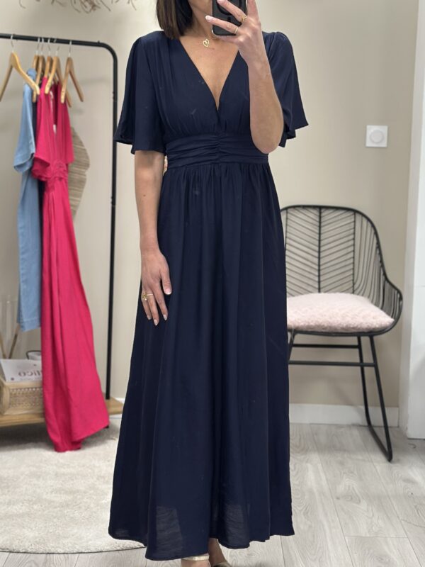 Robe Longue Manohela  Marine