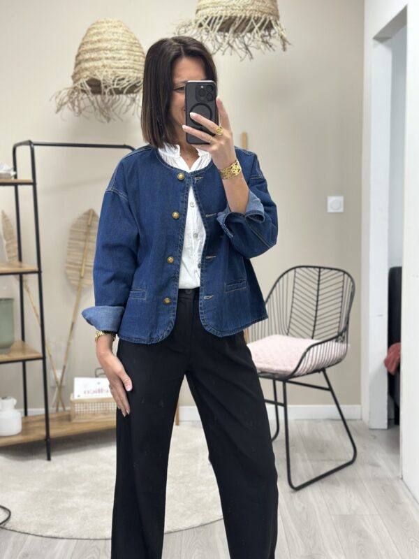 Veste Jean Kiara Bleu – Image 2