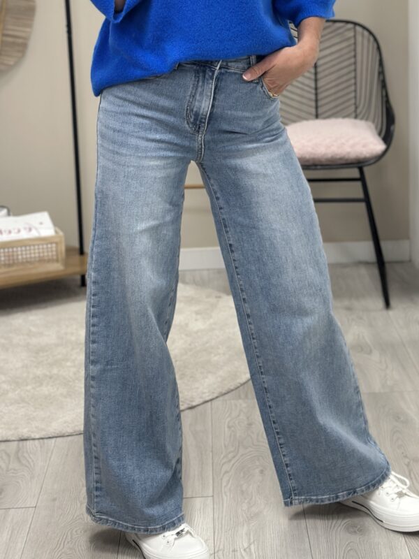 Jean Aliya Leg Bleu