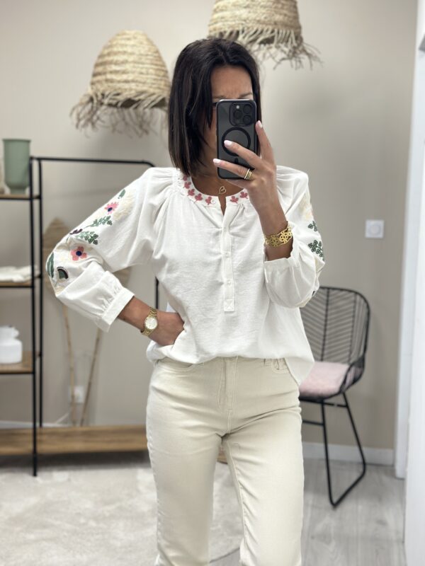 Chemise Gemma Blanc – Image 2