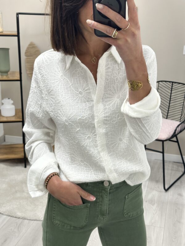 Chemise Lany  Blanche – Image 3