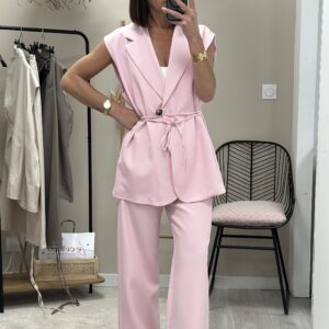 Ensemble Alda Pantalon +Haut Rose