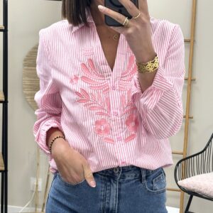 Chemise Armel Rose
