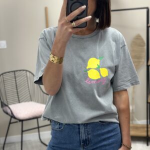 Tee Shirt Lemon Gris