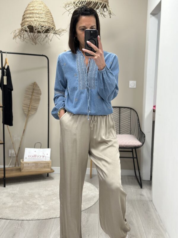 Pantalon Mila Taupe – Image 2