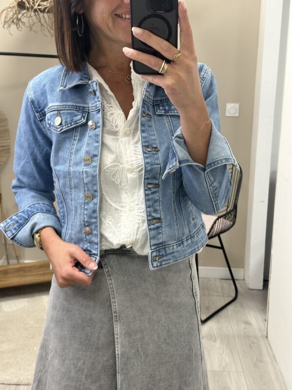 Veste Anna Bleu Jean – Image 2