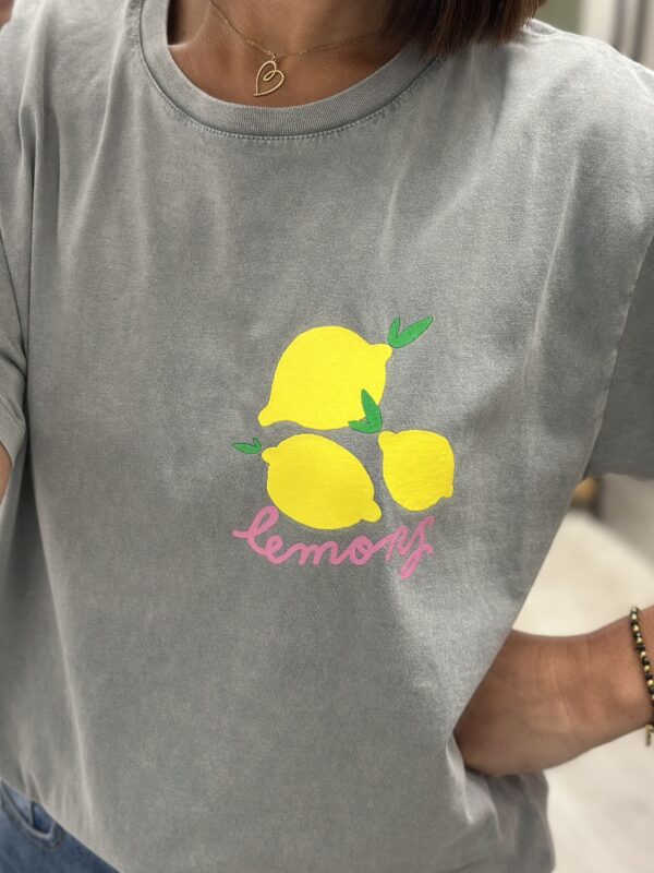 Tee Shirt Lemon Gris – Image 2