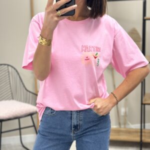 Tee Shirt Martini Rose