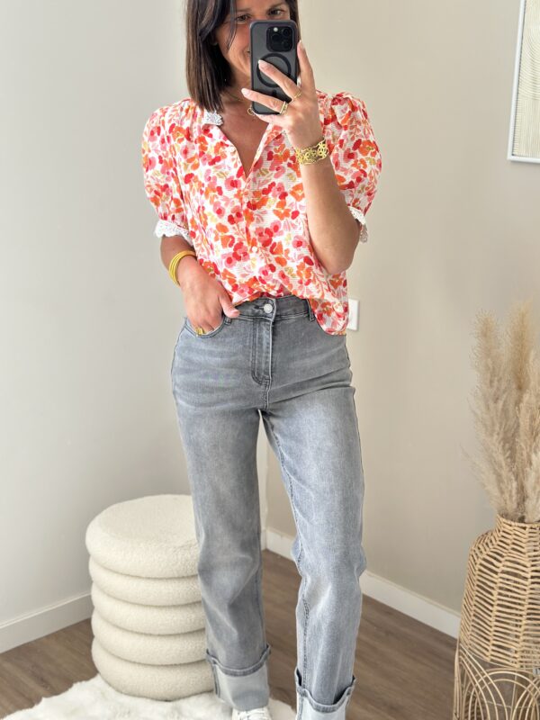 Chemise Apolline Orange – Image 3