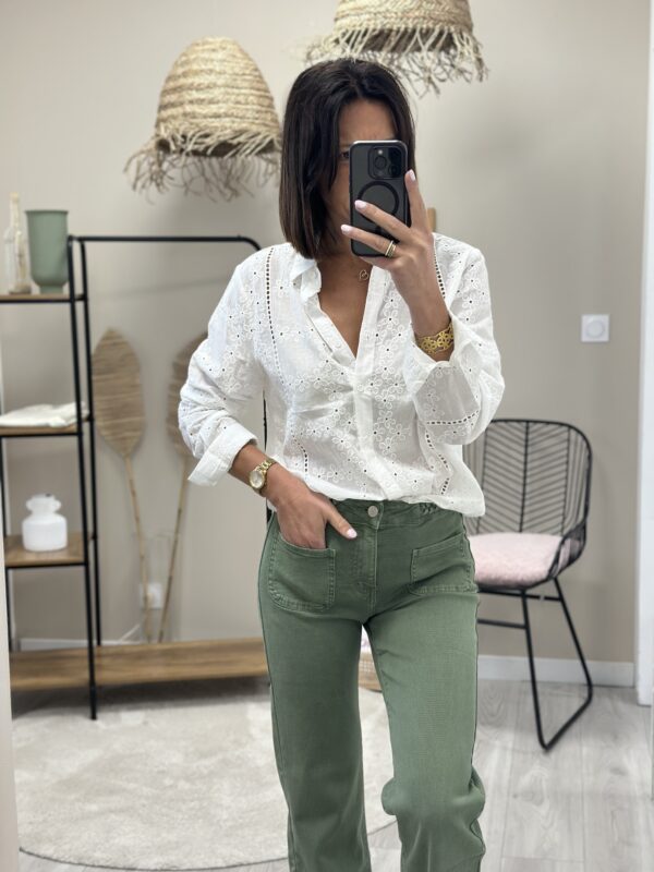 Chemise Mandy Blanche – Image 3