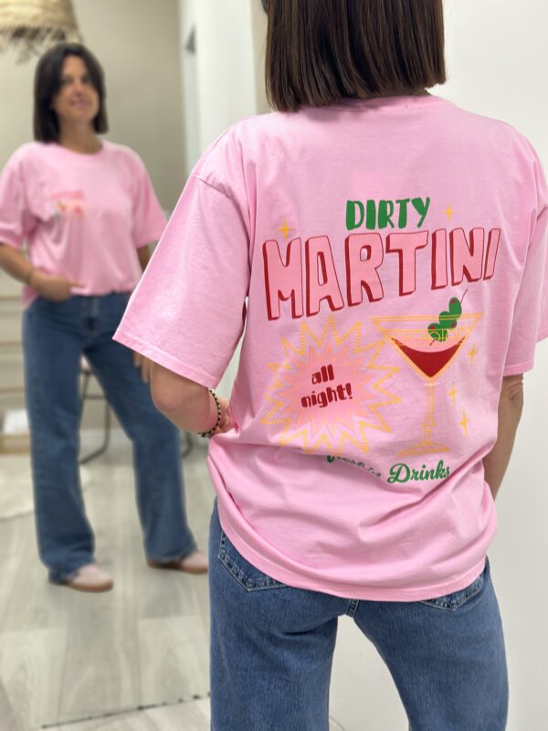 Tee Shirt Martini Rose – Image 2