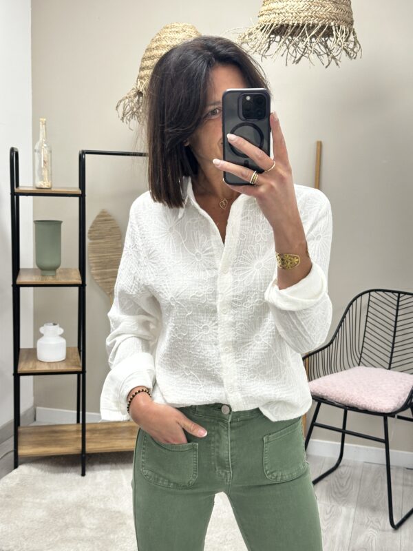 Chemise Lany  Blanche – Image 2