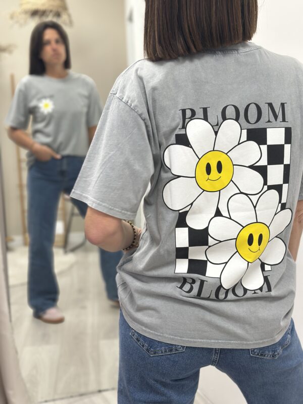 Tee Shirt Bloom Gris – Image 3