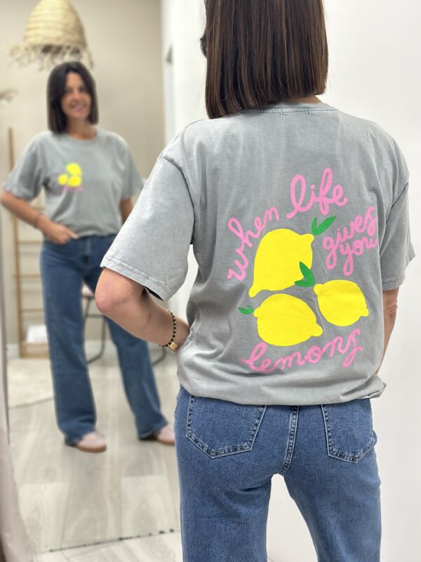 Tee Shirt Lemon Gris – Image 3
