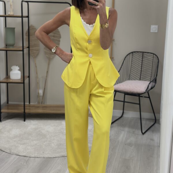 Ensemble Tailleur Jany Jaune