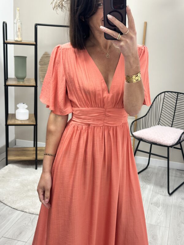 Robe Longue Manohe Rose – Image 4