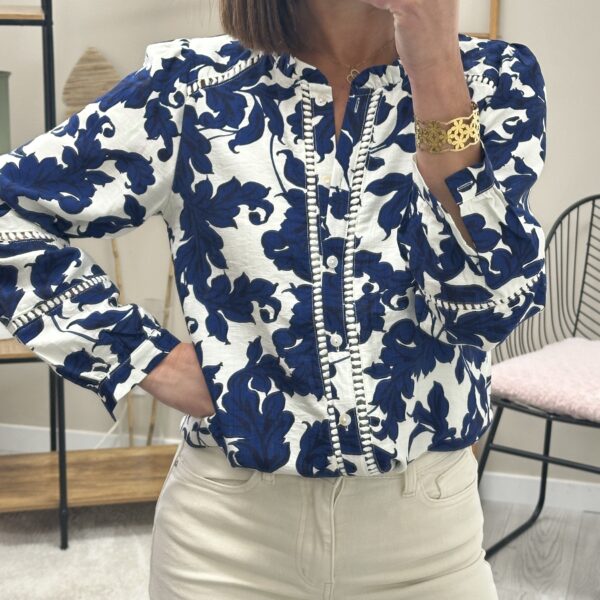 Chemise Mirana Bleu/Blanc