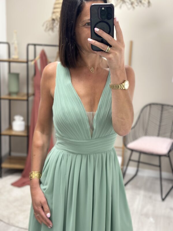 Robe Courte Eva Vert – Image 5