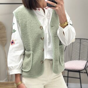 Gilet Filippa Kaki