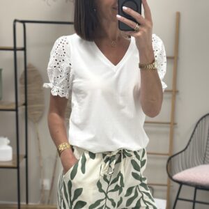 Tee Shirt Luz Blanc