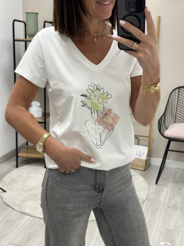 T-Shirt Leo Blanc – Image 2