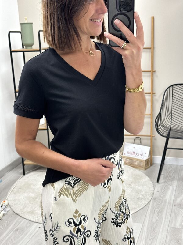 Tee Shirt Lilia Noir – Image 4