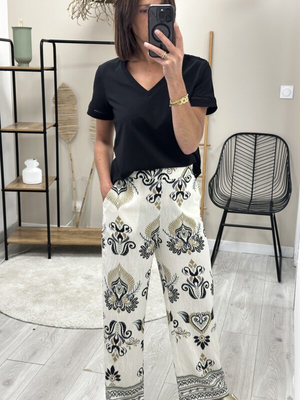 Tee Shirt Lilia Noir – Image 2