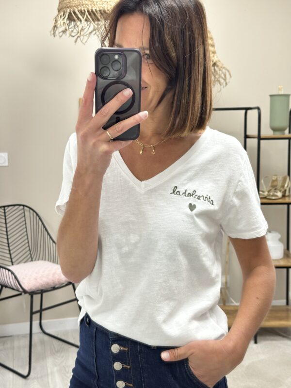 Tee Shirt Dolce  Kaki – Image 3