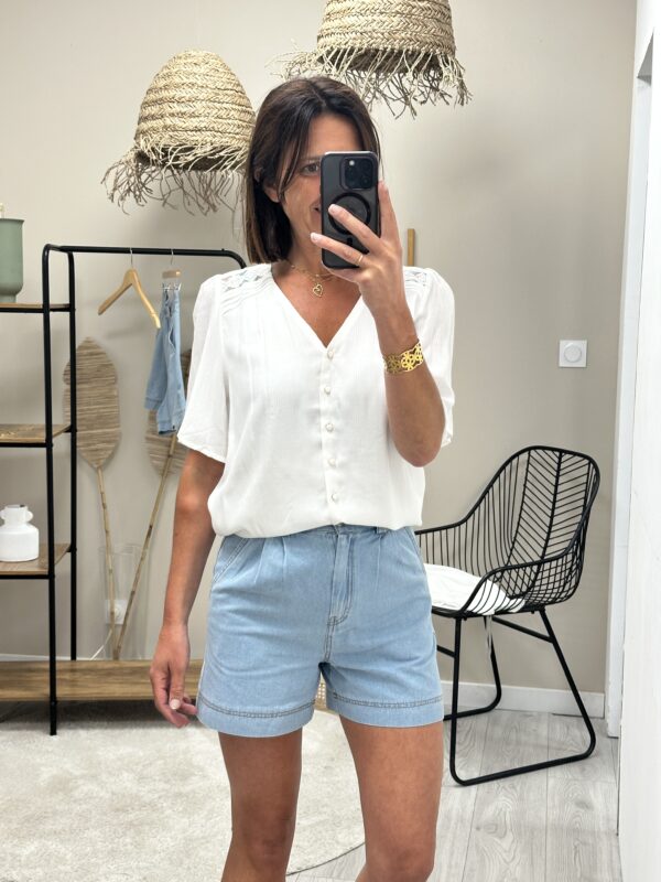 Blouse Arden Blanc – Image 3