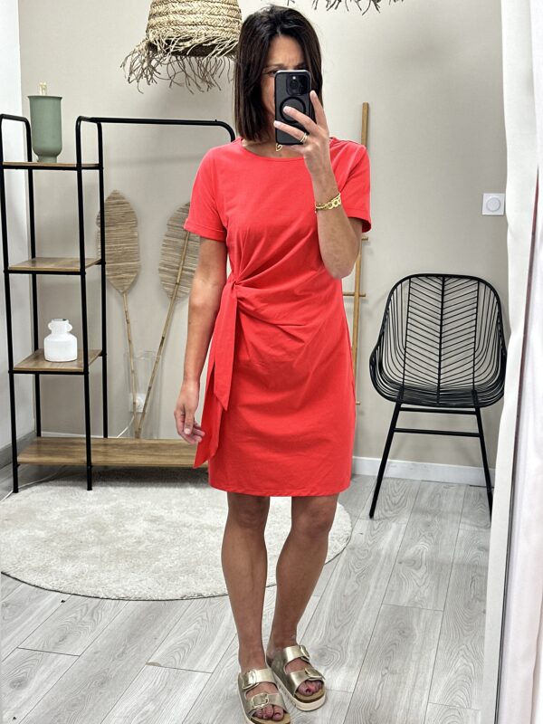 Robe A Noeud Yuna Corail – Image 3
