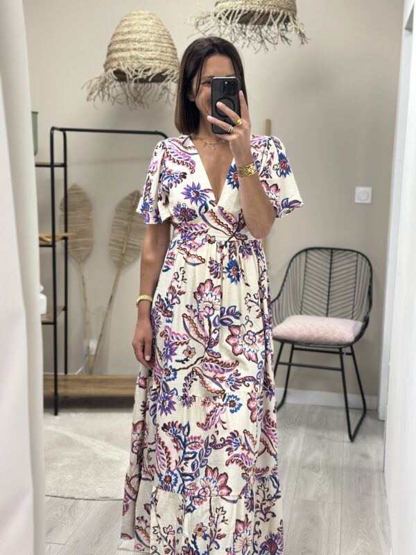 Robe Longue Liame Beige