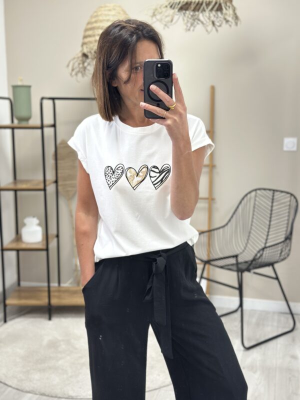 T-Shirt Elia Blanc – Image 2