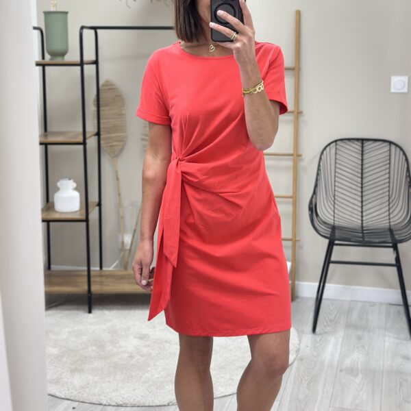 Robe A Noeud Yuna Corail