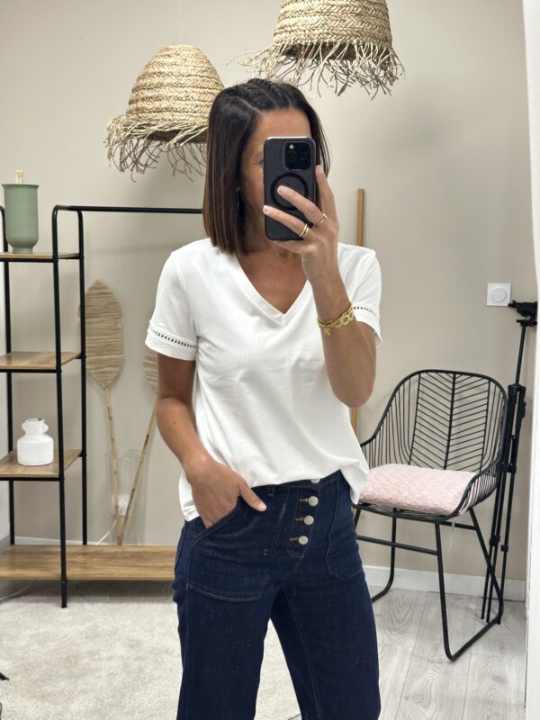 Tee Shirt Milena Blanc – Image 4