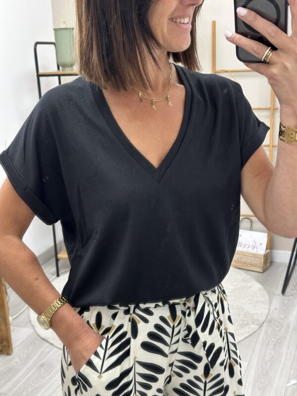 T Shirt Maelys Noir – Image 3