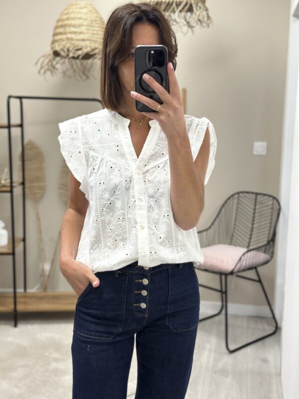 Blouse Hortense Blanc – Image 3