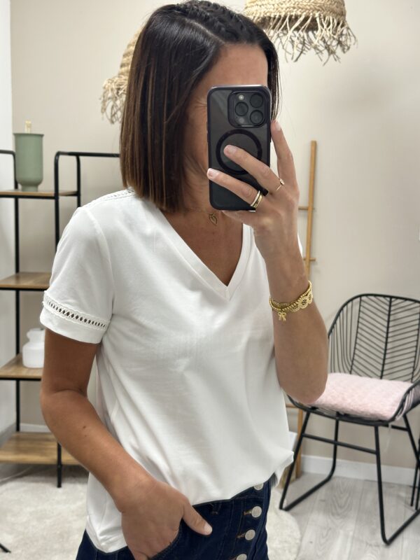 Tee Shirt Lilia Blanc – Image 3