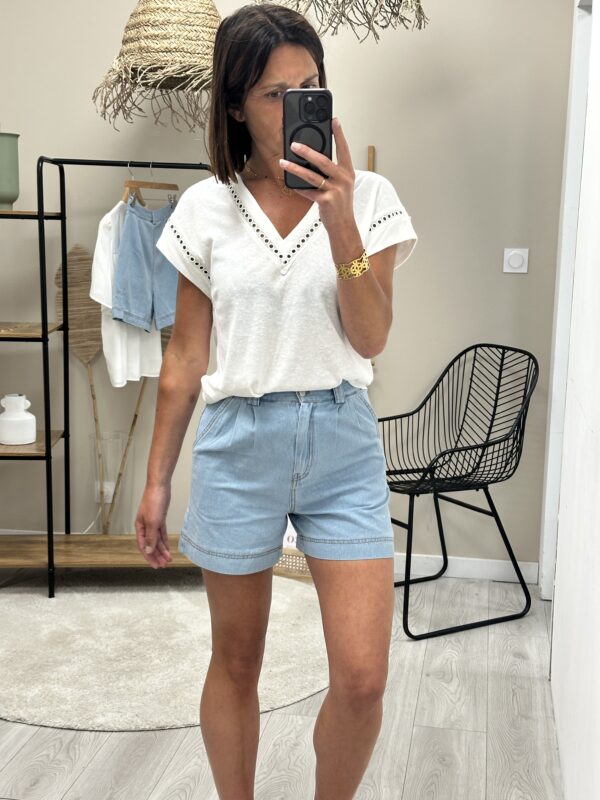 Tee Shirt Neris Blanc – Image 4
