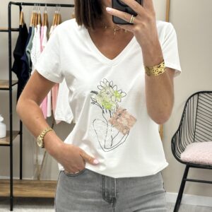 T-Shirt Leo Blanc