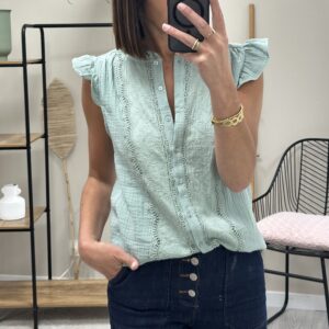 Blouse Elena Vert Sauge