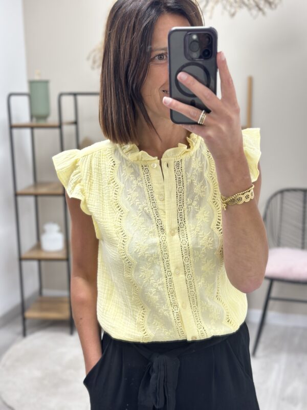 Blouse Elena Jaune – Image 3