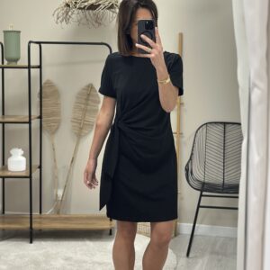 Robe A Noeud Yuna Noir